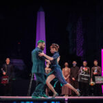Con el Obelisco de fondo, comenzó la final del Mundial de Tango