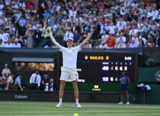 Sinner venció a Alcaraz e hizo historia en Wimbledon